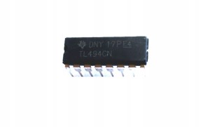TL494CN Regulator PWM DIP16, 7-40V, 200mA, FV, 24h