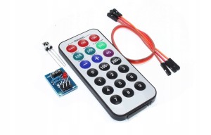 Zestaw IR pilot RC z odbiornikiem HX1838 + kable