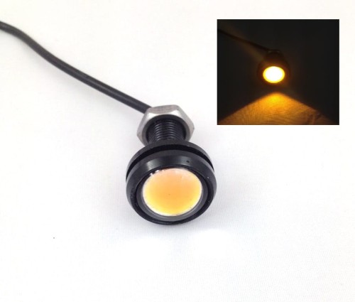 Oczko-LED-DRL-dioda-Eagle-Eye-18mm-12V-0,85W-pomaranczowe-zolte