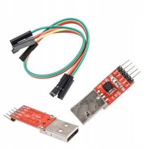 Konwerter USB ->  TTL RS232 CP2102 5V 3,3V z przewodami