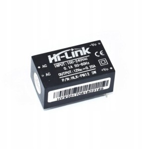 Mini Przetwornica HLK-PM12 230V AC/ 12V DC Hi-Link
