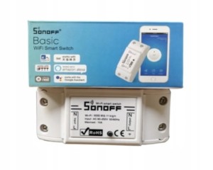 Sonoff Basic przekaźnik WiFi STEROWANIE SMARTFONEM