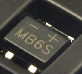 MB6S Mostek Prostowniczy 0.5A 600V SOP-4 