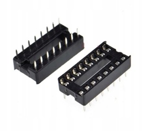 Podstawka adapter DIP16, 16PIN 7,62mm; THT Raster 2,54mm