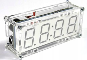 Zestaw DIY KIT zegar LED zielony do samodzielnego montażu