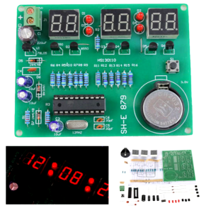Zestaw KIT zegar LED do samodzielnego montaż 6-12V