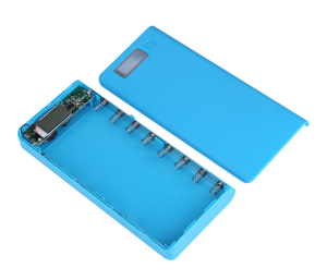 Obudowa PowerBank z LCD na 8 ogniw 18650  2 x USB, 2 x MicroUSB 