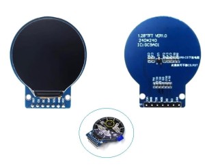 Okrągły wyświetlacz LCD TFT IPS 1,28" 240x240px SPI GC9A01