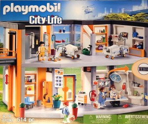 Playmobil City Life " Szpital z wyposażeniem " 70190 Mega zestaw 514 sztuk