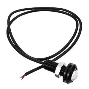 Światła dzienne LED DRL oczka - model - EAGLE EYE; 23 mm; światło białe