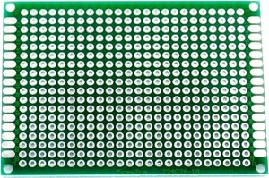 Płytka uniwersalna PCB 5x7cm dwustronna 2,54