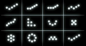 Światła czerwone LED DRL oczka Eagle Eye 23mm.