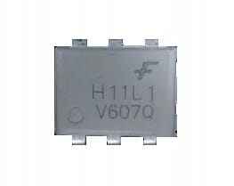 Transoptor H11L1 1-kan; wyj: bramka Schmitta DIP6