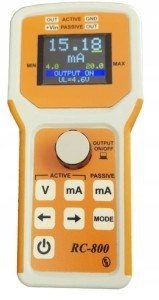 Zadajnik, kalibrator prądu, napięcia  sygnałów analogowych passive active