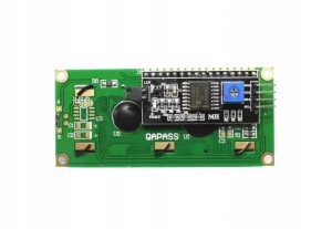 Wyświetlacz 1602 LCD 2x16 zielony + I2C HD44780