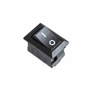 Przełącznik kołyskowy ROCKER ON-OFF czarny 3A/250V