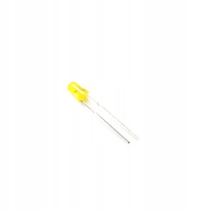 Dioda LED 3mm 1,9 - 2,1V żółta x 10szt