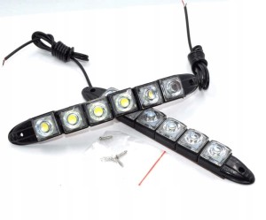 Elastyczne światła jazdy dziennej 6 x LED DRL Flex