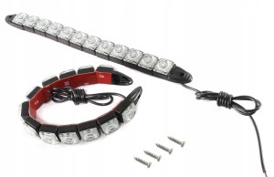Elastyczne światła jazdy dziennej 12x LED DRL Flex