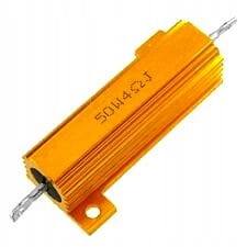 Rezystor drutowy z radiatorem 4 ohm 50W 5% CanBus